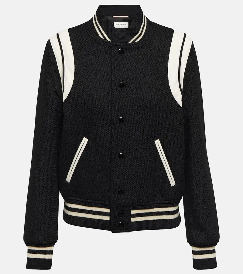 Saint Laurent Wool-blend jacket | LYBSTORE