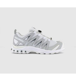 Salomon Boys XA Pro 3D Trainers White Grey Violet Silver