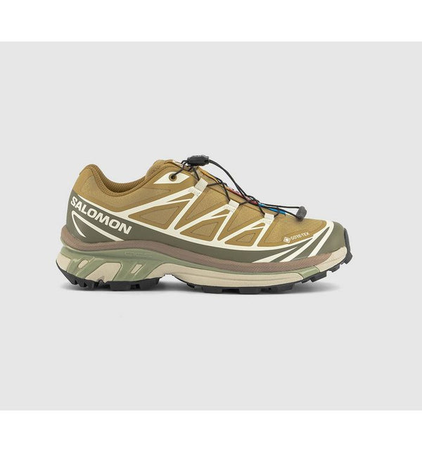 Salomon Boys XT-6 Gtx Trainers Antelope Icicle Portab In Natural