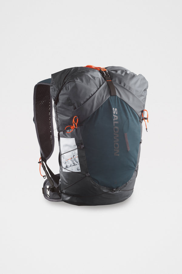 Salomon x GR10K XA 35 backpack Ebony  Ponderosa Pine