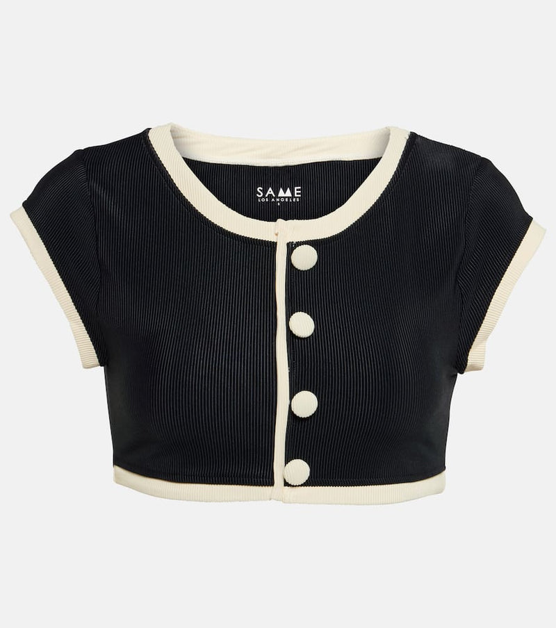 Same Grace jersey crop top