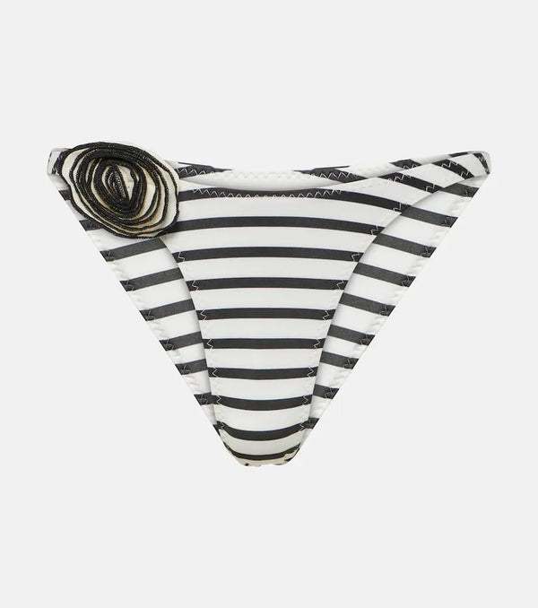 Same Rose 90s striped bikini bottoms