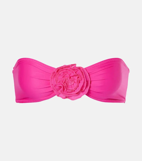 Same Rose bandeau bikini top | LYBSTORE