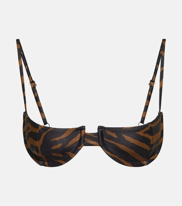 Same Zebra-print bikini top | LYBSTORE