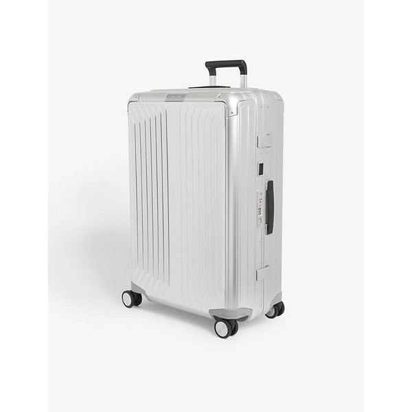 Samsonite Lite-Box Alu aluminium hard case 4 wheel suitcase 76cm | LYBSTORE