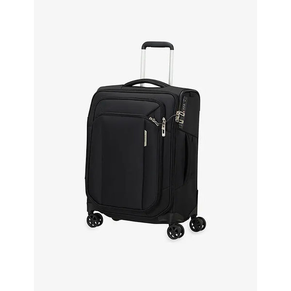 Samsonite Respark spinner soft case 4 wheel recycled-plastic cabin suitcase 55cm | Samsonite