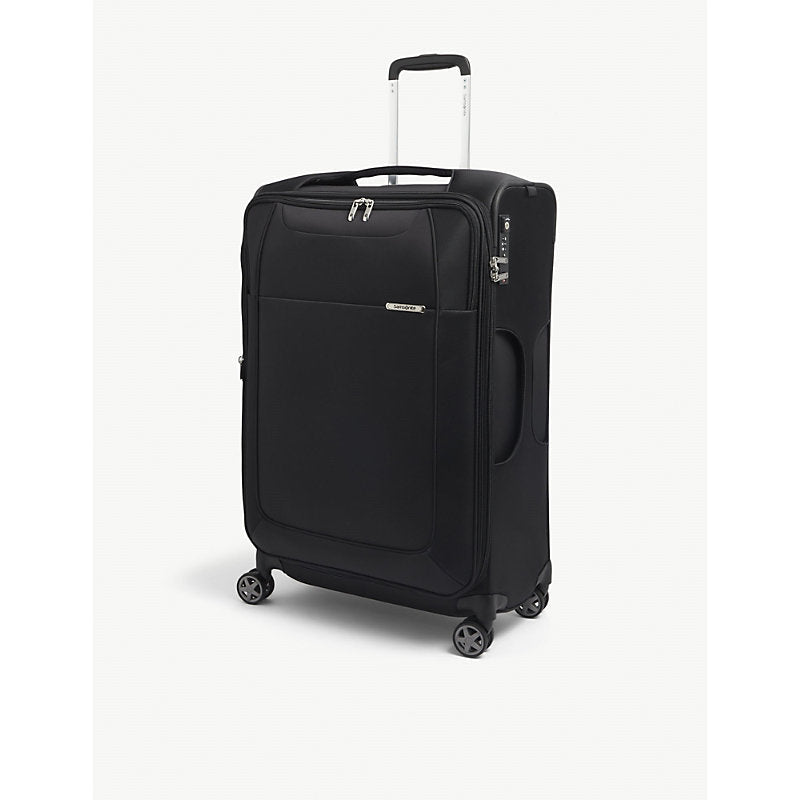 Samsonite Spinner soft-shell 4 wheel branded woven suitcase 71cm | LYBSTORE