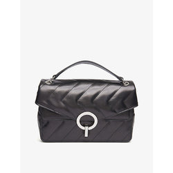 Sandro YZA quilted leather shoulder bag