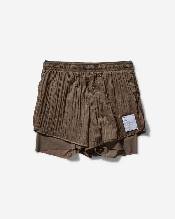 Satisfy Men s Rippy 3   Trail Shorts Shitake