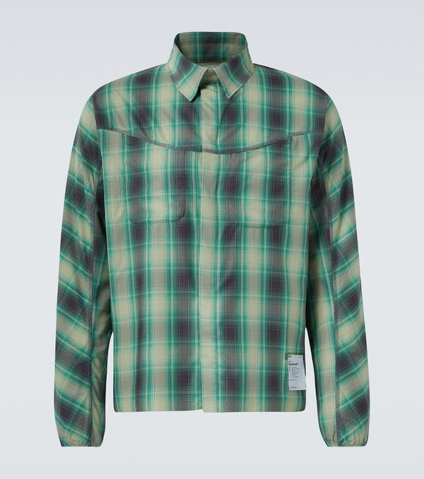 Satisfy River PeaceShell checked shirt