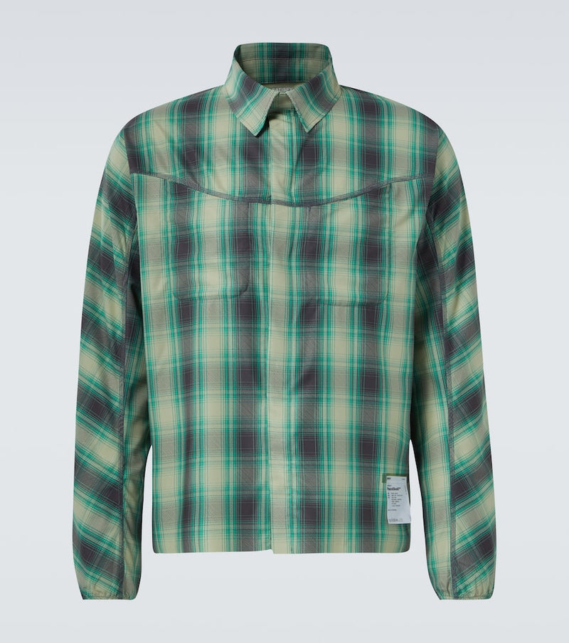 Satisfy River PeaceShell checked shirt