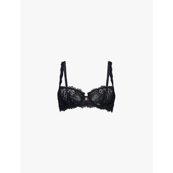 Womens Savage X Fenty Romantic corded unlined balconette stretch-lace bra