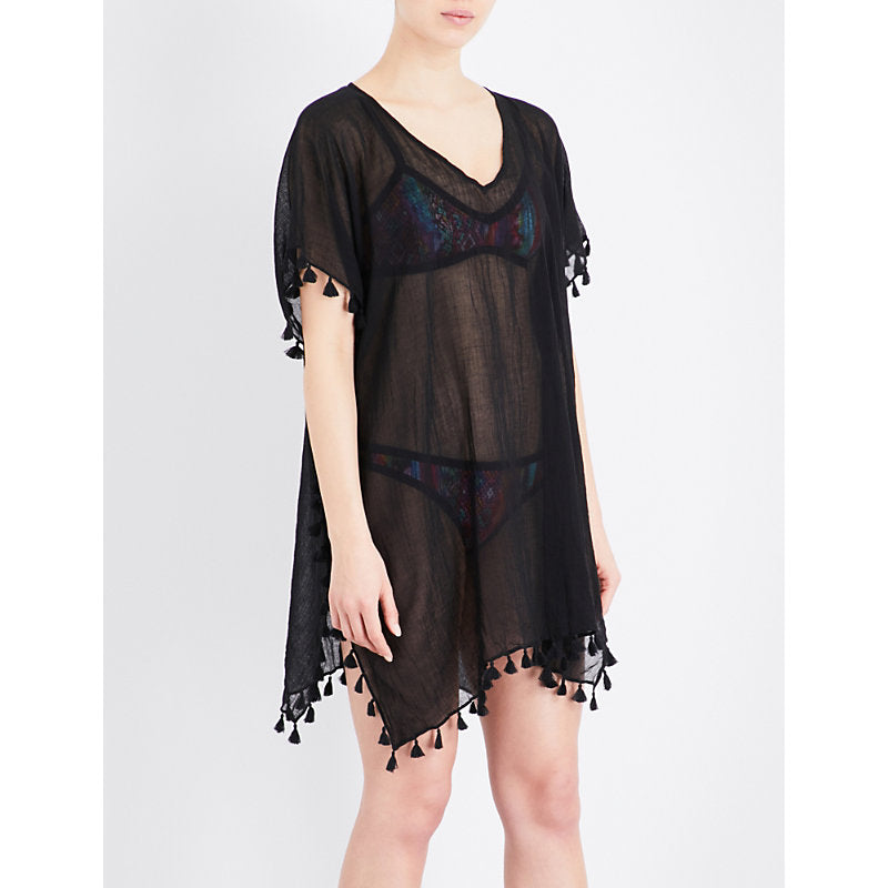 Womens Seafolly Amnesia crinkled-cotton kaftan