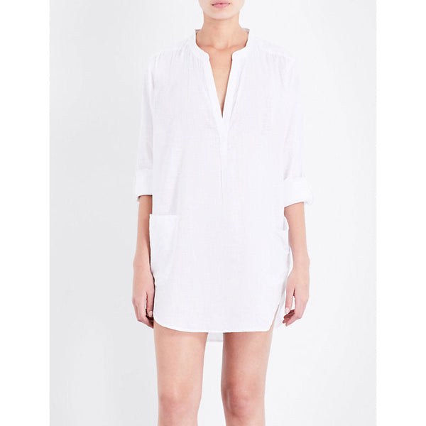 Womens Seafolly Boyfriend cotton beach shirt