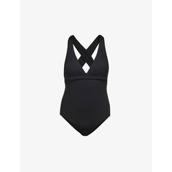 Seafolly Collective V-neck stretch-recycled nylon swimsuit