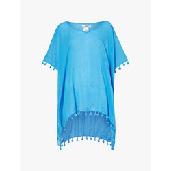 Seafolly Relaxed-fit cotton kaftan