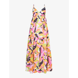 Womens Seafolly Rio floral-print cotton midi dress