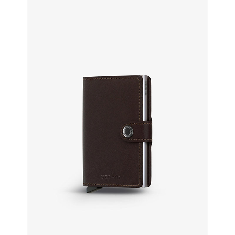 Secrid Orginal Miniwallet logo-embossed leather wallet | LYBSTORE