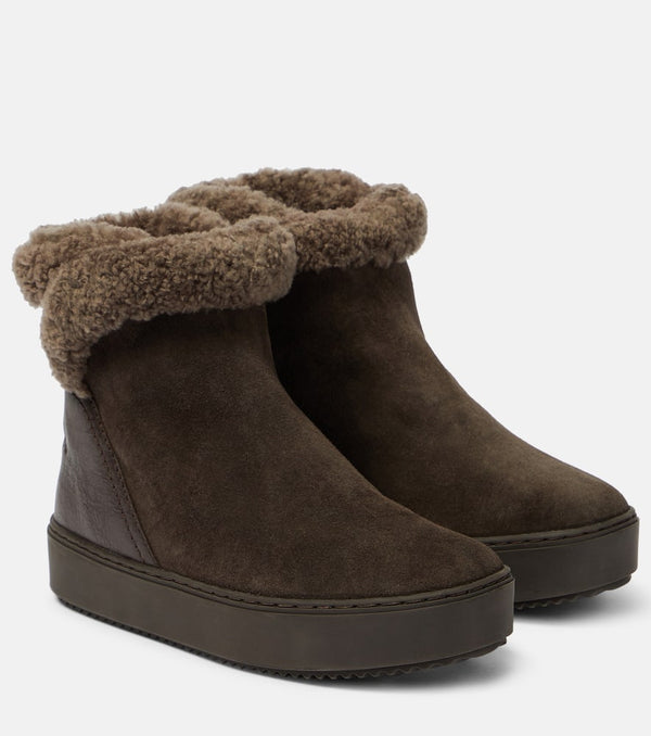 See By Chloé Juliet shearling-lined suede ankle boots