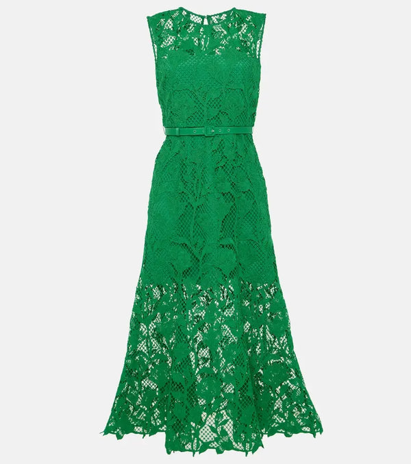 Self-Portrait Lace midi dress