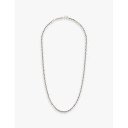 Mens Serge Denimes Cable-link chain sterling-silver necklace