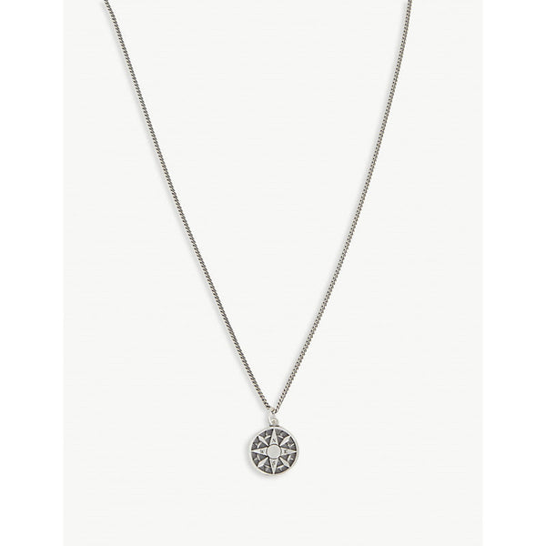 Serge Denimes Compass silver necklace