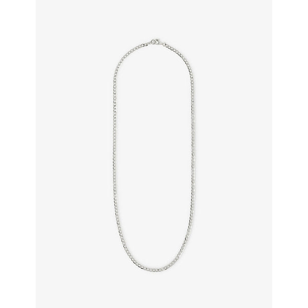 Serge Denimes Flat Cuban rhodium-plated sterling-silver chain necklace