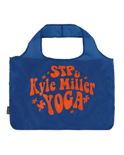 Serving The People Kyle Miller Yoga Packable Tote Bag Blue