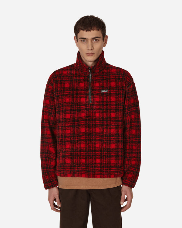 Serving The People Woolrich Half Zip Polar Fleece Red