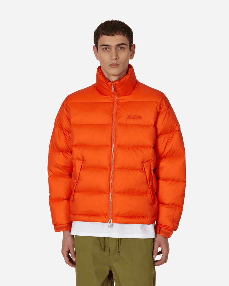 Serving The People Woolrich Nylon Ripstop Down Jacket Orange