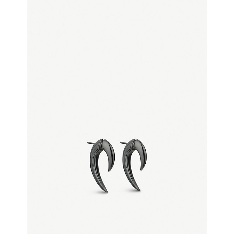 Shaun Leane Talon rhodium-plated earrings