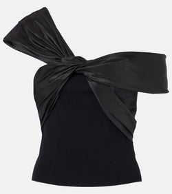 Simkhai Celiana taffeta top