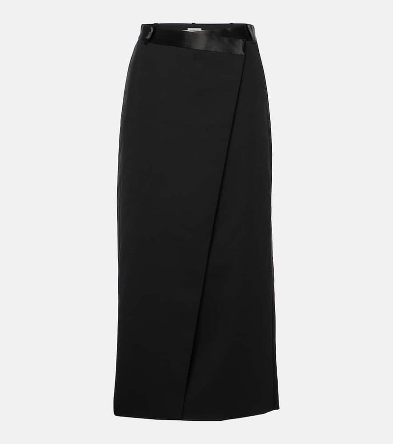 Simkhai Clarissa wool-blend maxi skirt