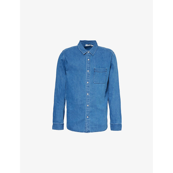 Mens Simkhai Dwayne long-sleeved denim shirt