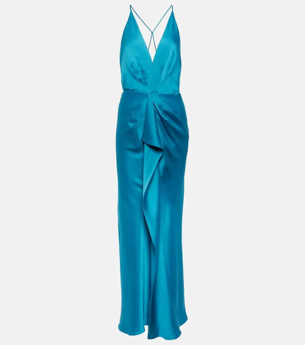 Simkhai Giana draped satin gown