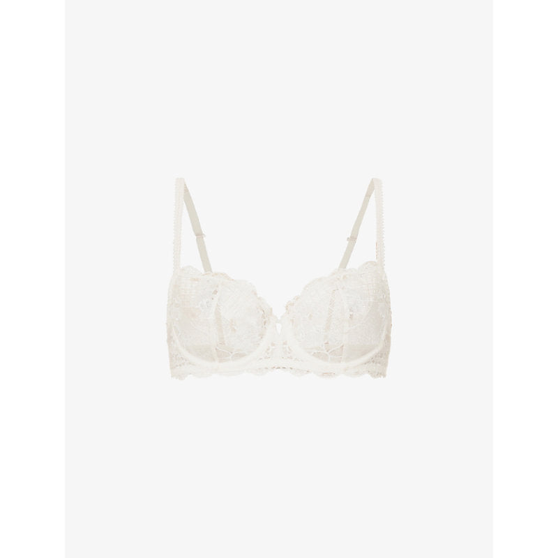 Womens Simone Perele Reve lace half-cup bra