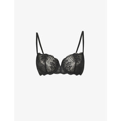 Womens Simone Perele Reve lace half-cup bra