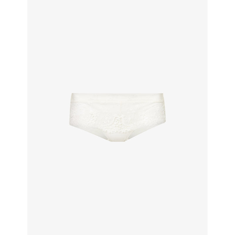 Womens Simone Perele Wish mesh and lace shorts