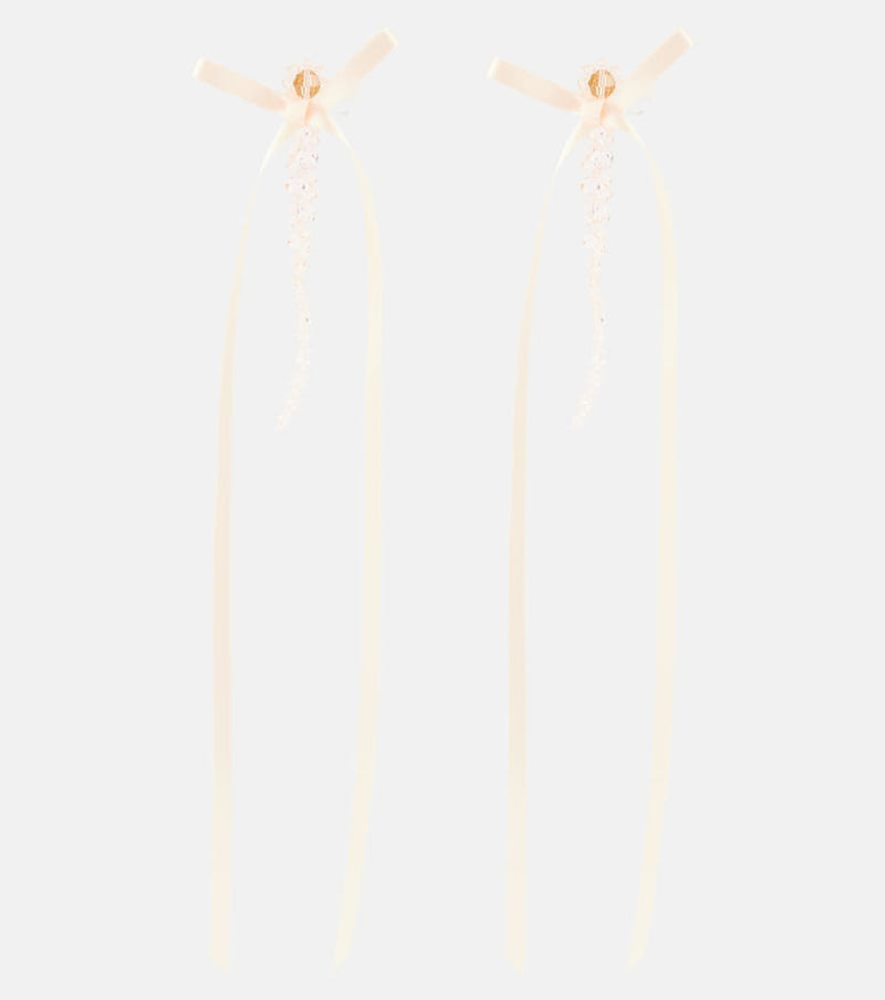 Simone Rocha Bow Ribbon earrings