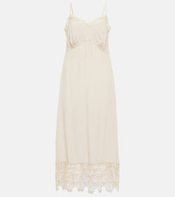 Simone Rocha Crêpe de chine slip dress