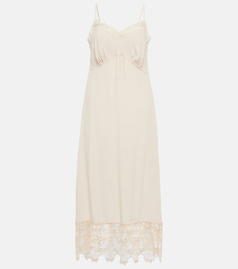 Simone Rocha Crêpe de chine slip dress