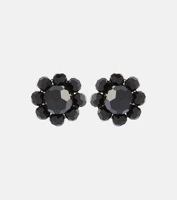 Simone Rocha Daisy Mini crystal earrings