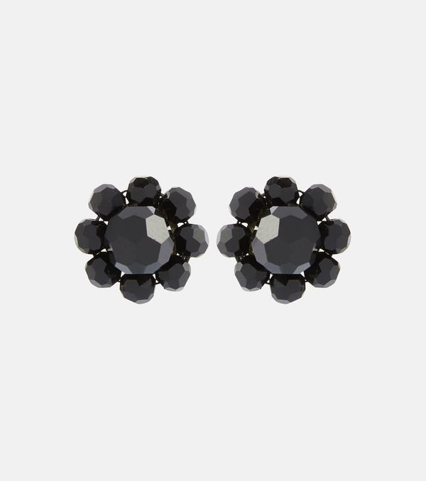 Simone Rocha Daisy Mini crystal earrings