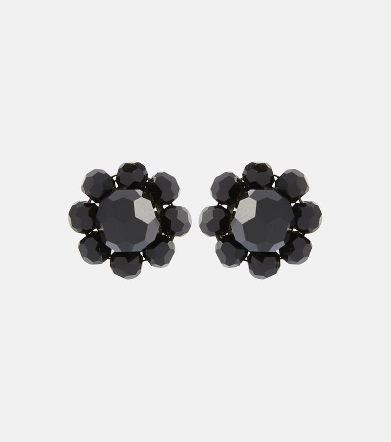 Simone Rocha Daisy Mini crystal earrings