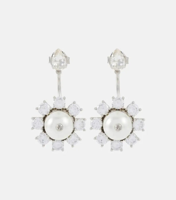 Simone Rocha Daisy embellished earrings