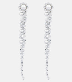 Simone Rocha Drip crystal-embellished drop earrings