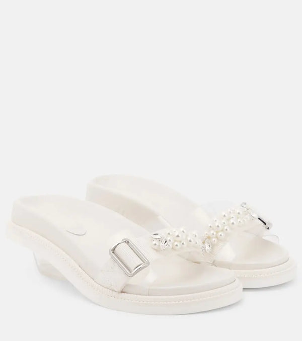 Simone Rocha Leather slides | LYBSTORE