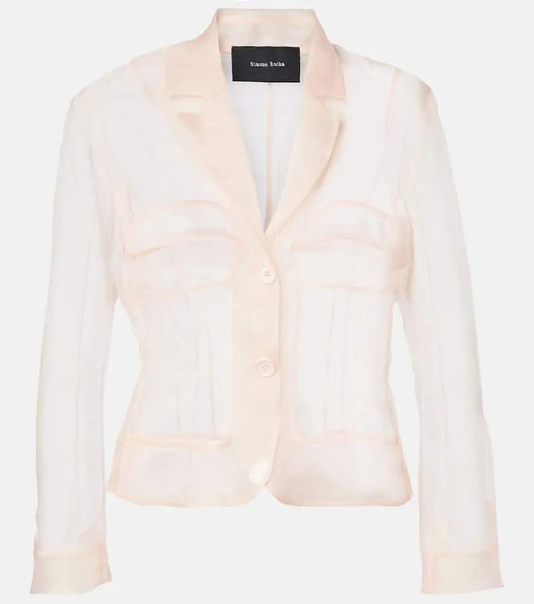 Simone Rocha Silk organza blouse