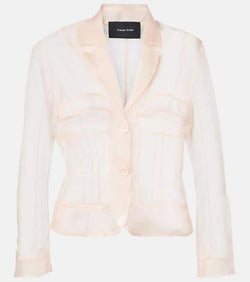 Simone Rocha Silk organza blouse | LYBSTORE