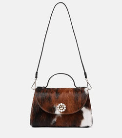 Simone Rocha Valentine calf hair shoulder bag